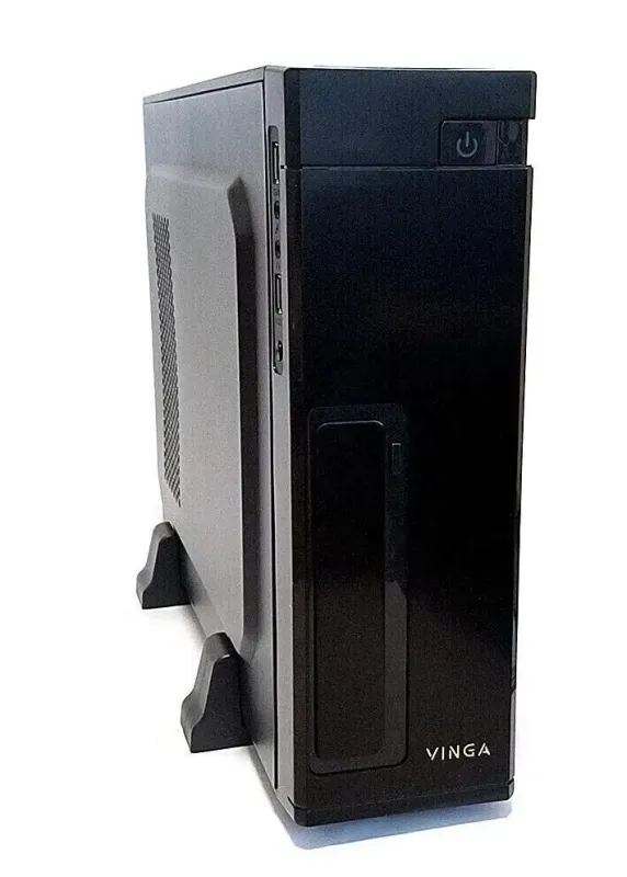 Робоча станція Vinga CS302B SFF / Intel Xeon E5-2630 v3 (8 (16) ядер по 2,4 - 3,2 ГГц) / 64 ГБ DDR4 / 256 ГБ SSD / AMD Radeon Pro WX 2100, 2 ГБ GDDR5, 64-біт / Unlock TB б/в - зображення 2