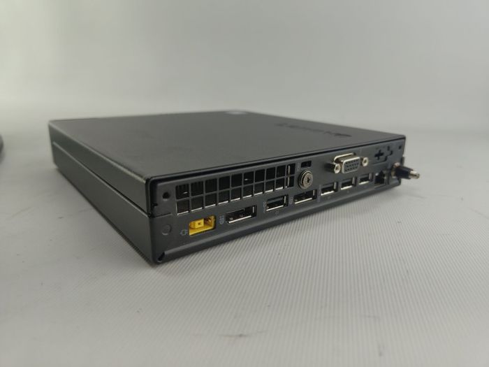 Комплект ПК: неттоп Lenovo ThinkCentre M910q Tiny USFF / Intel Core i5-7500T (4 ядра по 2.7 - 3.3 GHz) / 16 GB DDR4 / 240 GB SSD / Intel HD Graphics 630 + Монітор 24" (1920x1080) TN б/в - зображення 4
