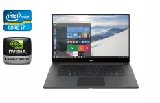 Ігровий ноутбук Dell XPS 15 9550 / 15.6" (1920x1080) IPS / Intel Core i7-6700HQ (4 (8) ядра по 2.6 - 3.5 GHz) / 16 GB DDR4 / 512 GB SSD / nVidia GeForce GTX 960M, 2 GB GDDR5, 128-bit / USB Type-C / HDMI / Windows 10 б/в