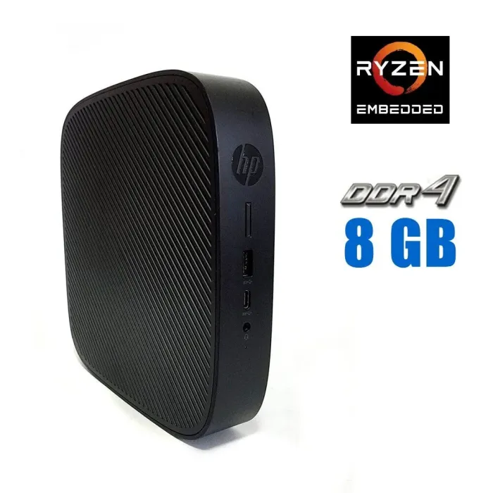 Неттоп HP t540 Thin Client USFF / AMD Ryzen Embedded R1305G (2 (4) ядра по 1.5 - 2.8 GHz) / 8 GB DDR4 / 128 GB SSD M.2 / AMD Radeon Vega 3 Graphics / 45W б/в - зображення 1