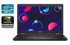 Мобільна робоча станція Б-клас Dell Precision 3530 / 15.6" (1920x1080) IPS / Intel Core i7-8850H (6 (12) ядер по 2.6 - 4.3 GHz) / 16 GB DDR4 / 512 GB SSD / nVidia Quadro P600, 4 GB GDDR5, 128-bit / WebCam / HDMI б/в