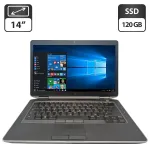 Ноутбук Dell Latitude E6430s / 14" (1366x768) TN / Intel Core i5-3340M (2 (4) ядра по 2.7 - 3.4 GHz) / 6 GB DDR3 / 120 GB SSD / Intel HD Graphics 4000 / WebCam / DVD-ROM б/в