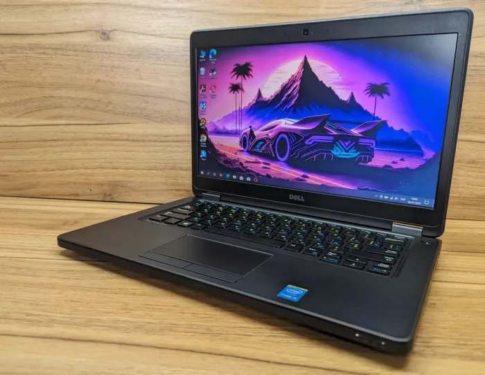 Ноутбук Dell Latitude E5450 / 14" (1366x768) TN / Intel Core i5-5200U (2 (4) ядра по 2.2 - 2.7 GHz) / 8 GB DDR3 / 256 GB SSD / Intel HD Graphics 5500 / WebCam / Windows 10 б/в - зображення 5