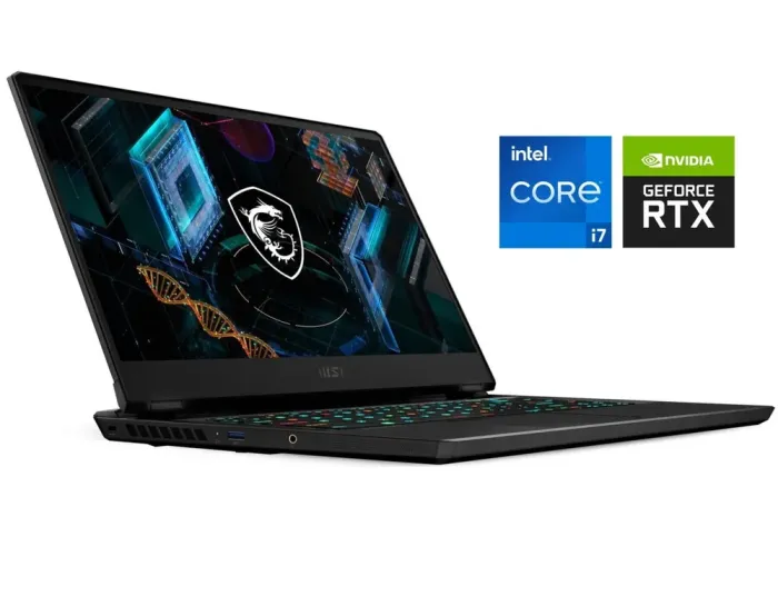 Ігровий ноутбук MSI GP66 Leopard 11UH-091NEU / 15.6" (1920x1080) IPS / Intel Core i7-11800H (8 (16) ядер по 1.9 - 4.6 GHz) / 16 GB DDR4 / 1000 GB SSD / nVidia GeForce RTX 3080, 8 GB GDDR6, 256-bit / WebCam б/в - зображення 1