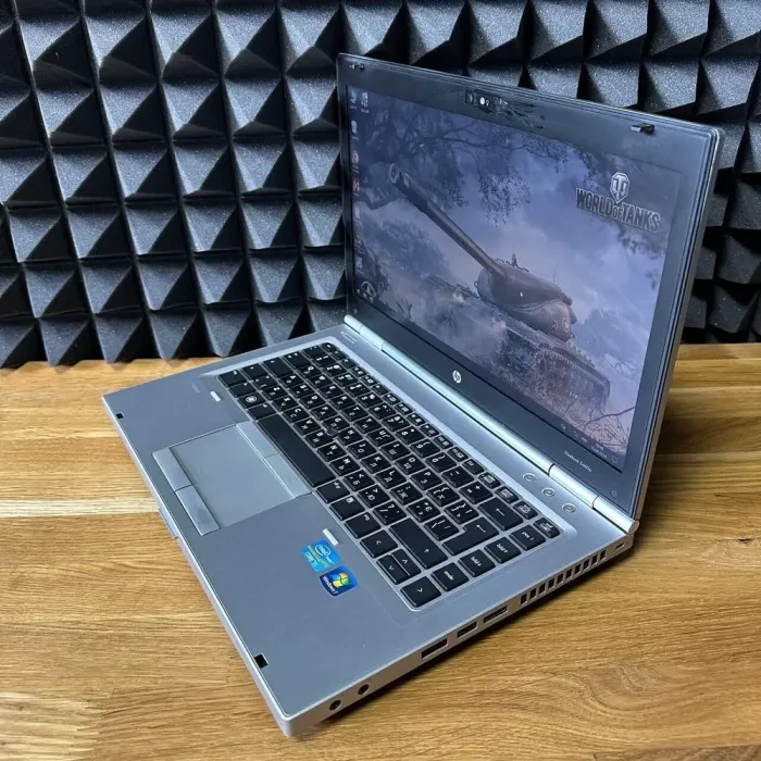 Ноутбук Б-клас HP EliteBook 8460p / 14" (1366x768) TN / Intel Core i5-2520M (2 (4) ядра по 2.5 - 3.2 GHz) / 8 GB DDR3 / 128 GB SSD / Intel HD Graphics 3000 / WebCam / DVD-ROM б/в - зображення 6