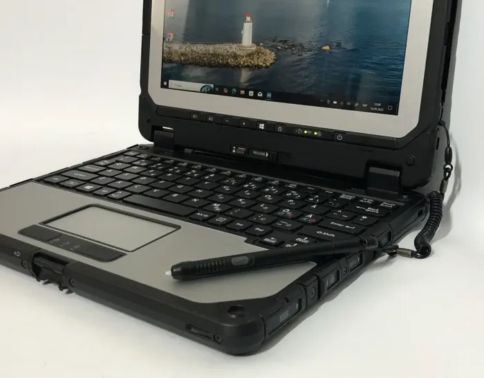 Захищений нетбук-трансформер Panasonic Toughbook CF-20 / 10.1" (1920x1200) TN / Intel Core M5-6Y57 (2 (4) ядра по 1.1 - 2.8 GHz) / 8 GB DDR3 / 256 GB SSD / Intel HD Graphics 615 / WebCam / Win 10 Pro + ДОК-станція б/в - зображення 14