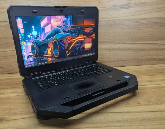 Захищений ноутбук Dell Rugged Latitude 5414 / 14" (1920x1080) IPS Touch / Intel Core i5-6300U (2 (4) ядра по 2.4 - 3.0 GHz) / 8 GB DDR4 / 240 GB SSD / Intel HD Graphics 520 / TouchID / WebCam / Windows 10 б/в - зображення 4