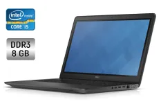 Ноутбук Б-клас Dell Latitude 3550 / 15.6" (1366x768) TN / Intel Core i5-5200U (2 (4) ядра по 2.2 - 2.7 GHz) / 8 GB DDR3 / 240 GB SSD / Intel HD Graphics 5500 / WebCam / Windows 10 б/в