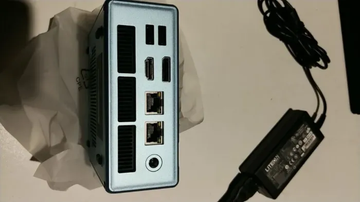 Неттоп Peladn Trycoo WO4 USFF / AMD Ryzen 5 5500U (6 (12) ядер по 2.1 - 4.0 GHz) / 32 GB DDR4 / 256 GB SSD / AMD RX Vega 7 / USB 3.1 / Wi-Fi / Bluetooth / Блок живлення в комплекті б/в - зображення 3