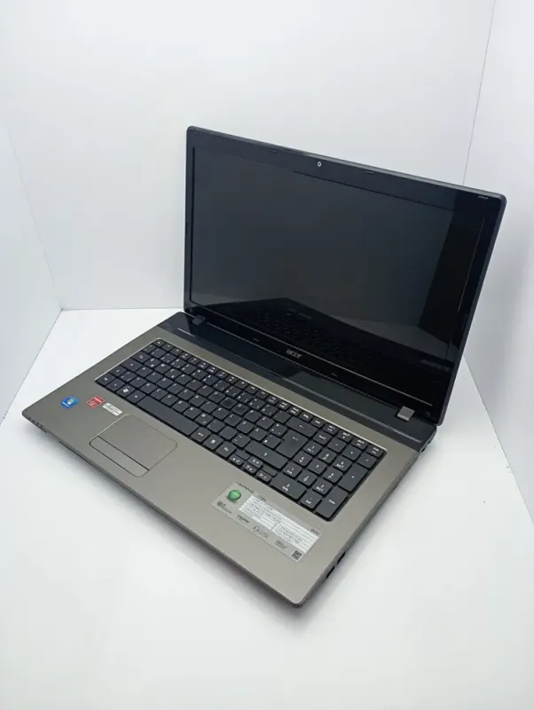 Ноутбук Acer Aspire 7750G / 17.3" (1600x900) TN / Intel Core i7-2630QM (4 (8) ядра по 2.0 - 2.9 GHz) / 8 GB DDR3 / 120 GB SSD / AMD Radeon HD 7670M, 2 GB DDR3, 128-bit / WebCam б/в - зображення 4
