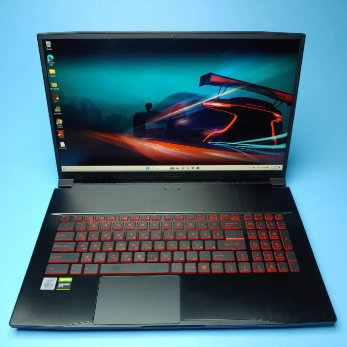 Ігровий ноутбук MSI GF75 Thin 10SCSXR / 17.3" (1920x1080) IPS / Intel Core i5-10300H (4 (8) ядра по 2.5 - 4.5 GHz) / 16 GB DDR4 / 512 GB SSD / nVidia GeForce GTX 1650 Ti, 4 GB GDDR6, 128-bit / WebCam / Win 11 Home б/в - зображення 8