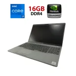 Мобільна робоча станція Dell Precision 3551 / 15.6" (1920x1080) IPS / Intel Core i7-10750H (6 (12) ядер по 2.6 - 5.0 GHz) / 16 GB DDR4 / 512 GB SSD / nVidia Quadro P620, 4 GB GDDR5, 128-bit / WebCam б/в