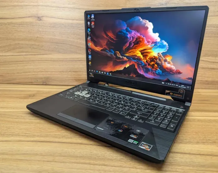 Ігровий ноутбук Asus TUF Gaming A15 FA566IV / 15.6" (1920x1080) IPS / AMD Ryzen 7 4800H (8 (16) ядер по 2.9 - 4.2 GHz) / 16 GB DDR4 / 1000 GB SSD / nVidia GeForce RTX 2060, 6 GB GDDR6, 192-bit / WebCam / Windows 10 б/в - зображення 5