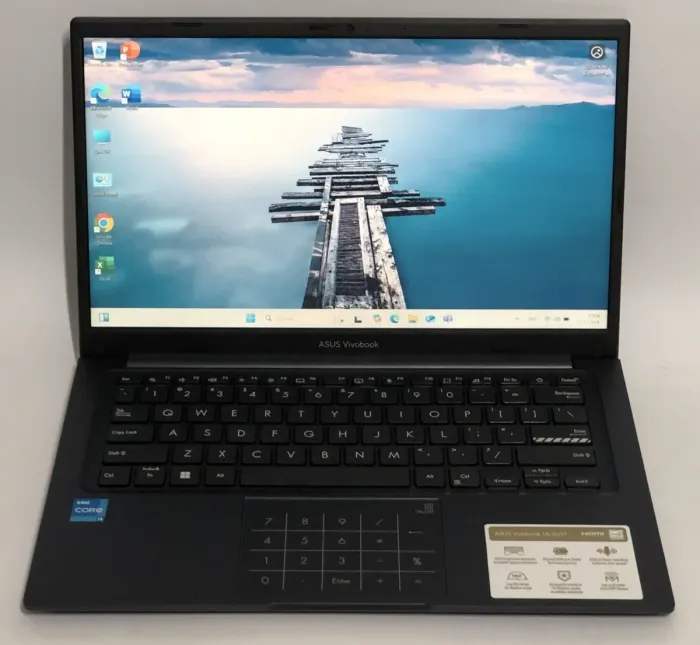 Ультрабук Asus Vivobook X1404ZA / 14.1" (1920x1080) IPS / Intel Core i3-1215U (6 (8) ядер по 3.3 - 4.4 GHz) / 8 GB DDR4 / 128 GB SSD / Intel UHD Graphics / WebCam / Win 11 Home - зображення 2