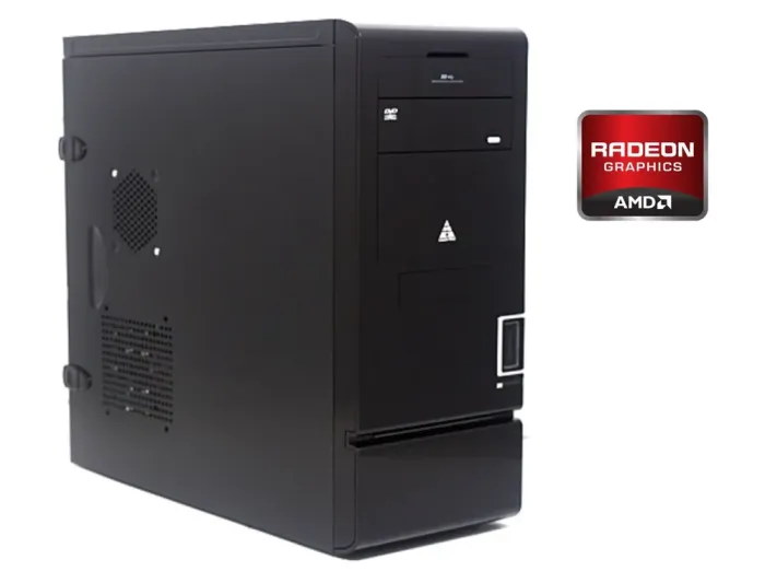 ПК Б-клас Golden Field 8205B Peak Tower / AMD Athlon II X2 245 (2 ядра по 2.9 GHz) / 6 GB DDR3 / 128 GB SSD + 250 GB HDD / AMD Radeon HD 5670, 512 MB GDDR5, 128-bit / DVD-RW / 450W / Win 10 б/в - зображення 1