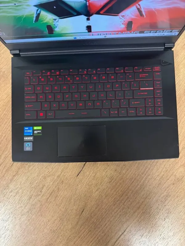 Ігровий ноутбук Б-клас MSI GV15 Thin 11SCV / 15.6" (1920x1080) IPS / Intel Core i5-11400H (6 (12) ядер по 2.7 - 4.5 GHz) / 8 GB DDR4 / 256 GB SSD / nVidia GeForce GTX 1650 Max-Q, 4 GB GDDR6, 128-bit / WebCam б/в - зображення 7