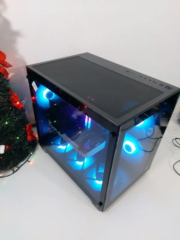 Ігровий ПК AeroCool Dryft Tower / Intel Core i7-8700 (6 (12) ядра по 3,2 - 4,6 ГГц) / 32 ГБ DDR4 / 1000 ГБ SSD M.2 + 1000 ГБ HDD / nVidia GeForce GTX 1080 Ti, 11 ГБ GDDR5X, 320-bit / 700 Вт б/в - зображення 3