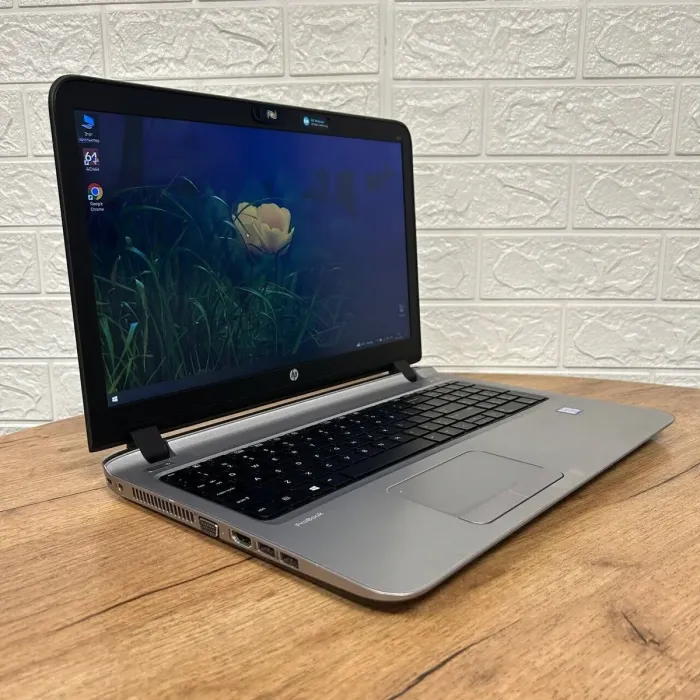 Ноутбук Б-клас HP ProBook 450 G3 / 15.6" (1920x1080) TN / Intel Core i7-6500U (2 (4) ядра по 2.5 - 3.1 GHz) / 8 GB DDR3 / 250 GB SSD / Intel HD Graphics 520 / WebCam / DVD-ROM б/в - зображення 4
