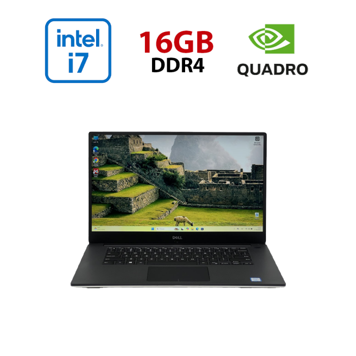 Мобільна робоча станція Dell Precision 5530 / 15,6" (1920x1080) IPS / Intel Core i7-8850H (6 (12) ядра по 2,6 - 4,3 ГГц) / 16 ГБ DDR4 / 240 ГБ SSD / nVidia Quadro P2000, 4 ГБ GDDR5, 128-біт / WebCam б/в - изображение 1