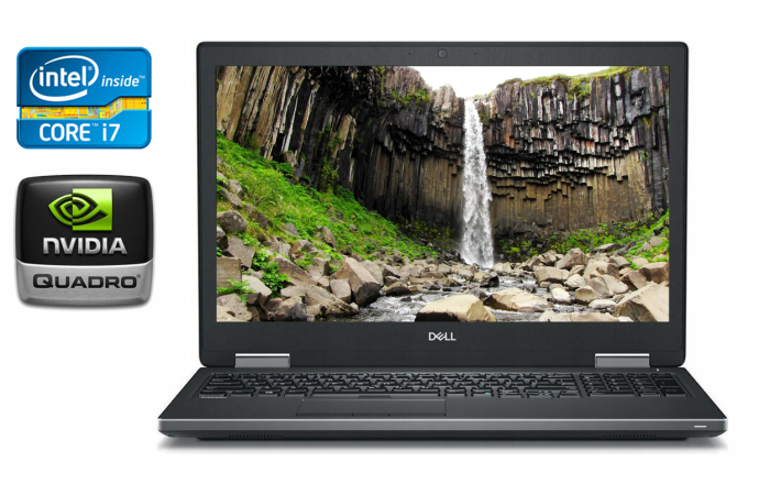 Мобільна робоча станція Dell Precision 7540 / 15,6" (1920x1080) IPS / Intel Core i7-9850H (6 (12) ядер по 2,6 - 4,6 ГГц) / 32 ГБ DDR4 / 512 ГБ SSD / nVidia Quadro RTX 3000, 6 ГБ GDDR6, 192-біт / WebCam / Windows 10 б/в - зображення 1