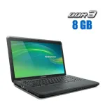 Ноутбук Б-клас Lenovo G550 / 15.6" (1366x768) TN / Intel Pentium T4500 (2 ядра по 2.3 GHz) / 8 GB DDR3 / 120 GB SSD / Intel GMA Graphics 4500M / WebCam б/в
