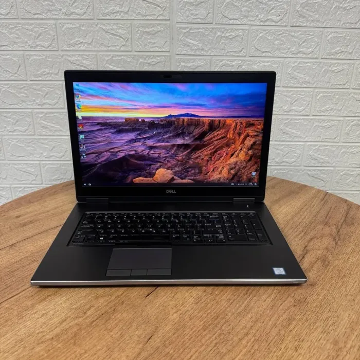 Мобільна робоча станція Dell Precision 7740 / 17.3" (1920x1080) IPS / Intel Core i7-9850H (6 (12) ядер по 2.6 - 4.6 GHz) / 32 GB DDR4 / 1000 GB SSD / nVidia Quadro RTX 3000, 6 GB GDDR6, 192-bit / WebCam б/в - зображення 2