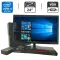 Комплект ПК: Lenovo ThinkCentre M800 SFF / Intel Core i3-6100 (2 (4) ядра по 3.7 GHz) / 4 GB DDR4 / 500 GB HDD / Intel HD Graphics 530 + Монітор Philips V Line 246V5LHAB/00 / 24" (1920x1080) TN / VGA, DVI, HDMI, USB-Hub + Клавіатура, мишка б/в