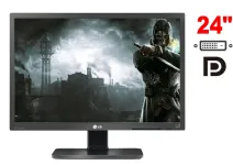 Монітор LG 24EB23PY / 24" (1920x1200) IPS / 1x DP, 1x DVI, 1x VGA, 3x USB 2.0, 1x Audio / 2x 1W / VESA 75x75 / Pivot б/в