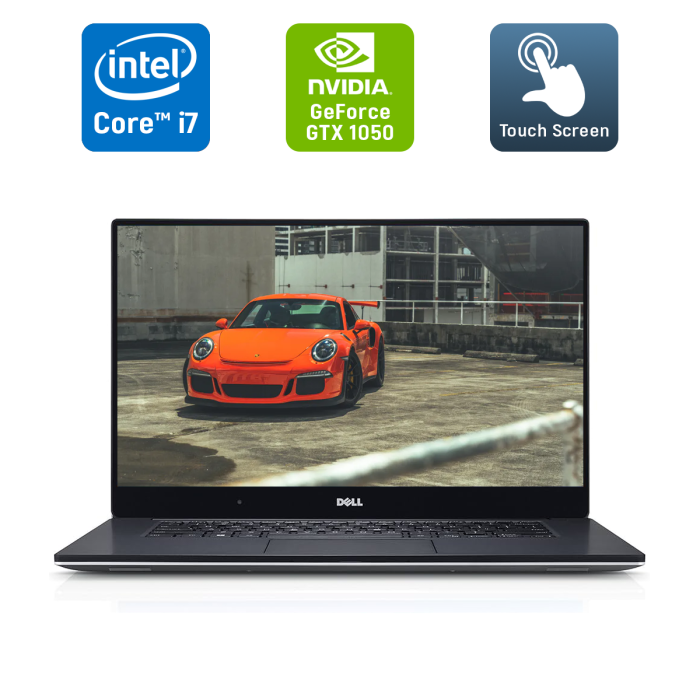 Ігровий ноутбук Dell XPS 15 9560 / 15,6" (3840x2160) IPS Touch / Intel Core i7-7700HQ (4 (8) ядра по 2,8 - 3,8 ГГц) / 32 ГБ DDR4 / 1000 ГБ SSD / nVidia Geforce GTX 1050, 4 ГБ GDDR5, 128-біт / HDMI / Windows 10 б/в - зображення 1