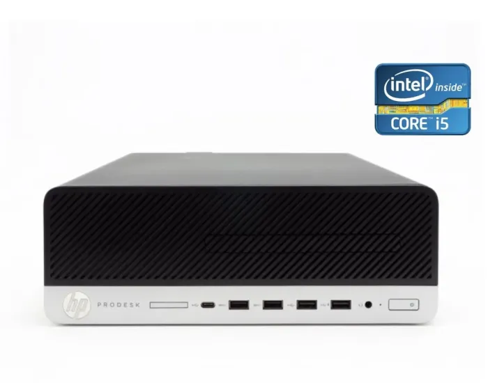 ПК HP ProDesk 600 G4 SFF / Intel Core i5-8400 (6 ядер по 2.8 - 4.0 GHz) / 8 GB DDR4 / 120 GB SSD / Intel UHD Graphics 630 б/в - зображення 1