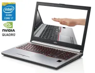 Мобільна робоча станція Fujitsu Celsius H730 / 15.6" (1920x1080) IPS / Intel Core i7-4810MQ (4 (8) ядра по 2.8 - 3.8 GHz) / 16 GB DDR3 / 256 GB SSD / nVidia Quadro K2100M, 2 GB GDDR5, 128-bit / WebCam / DVD-ROM б/в