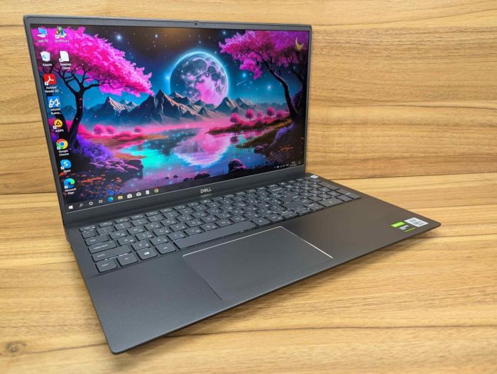 Ігровий ноутбук Dell Vostro 7500 / 15,6" (1920x1080) IPS / Intel Core i7-10750H (6 (12) ядер по 2,6 - 5,0 ГГц) / 16 ГБ DDR4 / 512 ГБ SSD / nVidia GeForce GTX 1650, 4 ГБ GDDR6, 128-біт / TouchID / WebCam / Windows 10 б/в - изображение 4