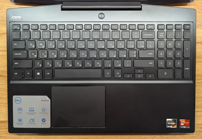 Ігровий ноутбук Dell G5 SE 5505 / 15.6" (1920x1080) IPS / AMD Ryzen 7 4800H (8 (16) ядер по 2.9 - 4.2 GHz) / 16 GB DDR4 / 512 GB SSD / AMD Radeon RX 5600M, 6 GB GDDR6, 192-bit / WebCam / Windows 10 б/в - зображення 3