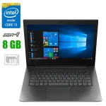Ноутбук Lenovo V130-14IKB / 14'' (1920x1080) TN / Intel Core i5-7200U (2 (4) ядра по 2.5 - 3.1 GHz) / 8 GB DDR4 / 256 GB SSD / Intel HD Graphics 620 / WebCam / Windows 10 Pro б/в