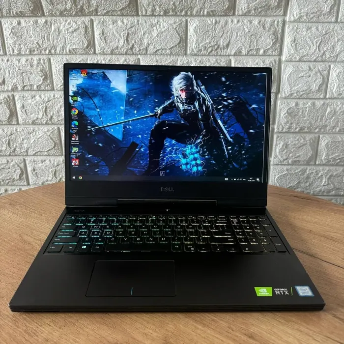 Ігровий ноутбук Б-клас Dell G7 7590 / 15.6" (1920x1080) IPS / Intel Core i7-8750H (6 (12) ядер по 2.2 - 4.1 GHz) / 8 GB DDR4 / 500 GB SSD / nVidia GeForce RTX 2060, 6 GB GDDR6, 192-bit / WebCam б/в - зображення 2