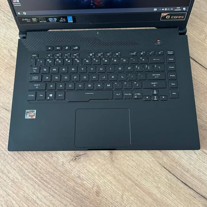 Ігровий ноутбук Б-клас Asus ROG Zephyrus G15 GA502IV / 15.6" (1920x1080) IPS / AMD Ryzen 9 4900HS (8 (16) ядер по 3.0 - 4.3 GHz) / 16 GB DDR4 / 1000 GB SSD / nVidia GeForce RTX 2060 Max-Q, 6 GB GDDR6, 192-bit / WebCam б/в - зображення 7