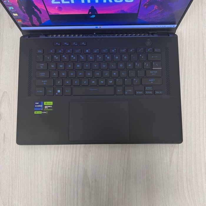 Ігровий ноутбук Б-клас Asus ROG Zephyrus M16 GU604VI / 16" (2560x1600) IPS / Intel Core i9-13900H (14 (20) ядер по 2.6 - 5.4 GHz) / 16 GB DDR5 / 1000 GB SSD NVMe / nVidia GeForce RTX 4070, 8 GB GDDR6, 128-bit / WebCam б/в - зображення 7