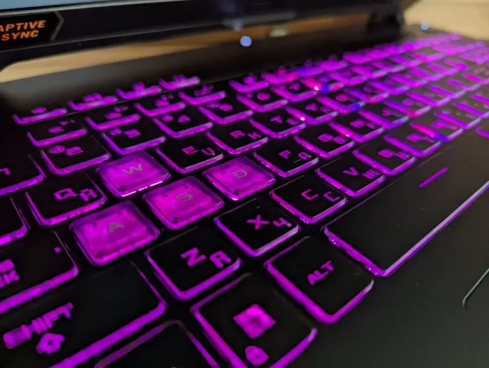 Ігровий ноутбук Asus FX 507 / 15.6" (1920x1080) IPS / Intel Core i7-12700H (14 (20) ядер по 3.5 - 4.7 GHz) / 16 GB DDR4 / 512 GB SSD / nVidia GeForce RTX 4060, 8 GB GDDR6, 128-bit / WebCam / Windows 10 б/в - зображення 7