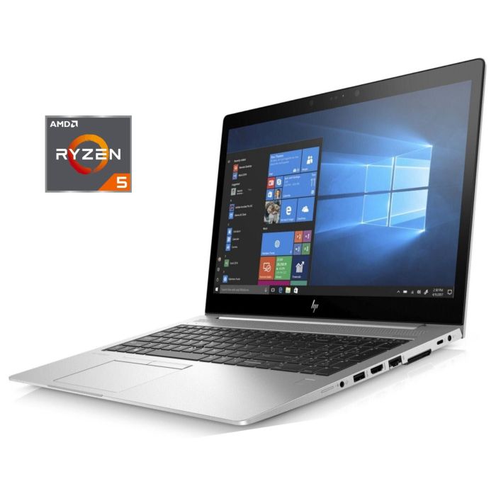 Ультрабук Б-клас HP EliteBook 745 G6 / 14" (1920x1080) IPS / AMD Ryzen 5 3500U (4 (8) ядра по 2.1 - 3.7 GHz) / 16 GB DDR4 / 256 GB SSD / AMD Radeon Vega 8 Graphics / WebCam / Win 10 Pro б/в - изображение 1