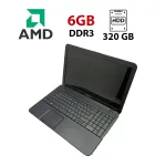 Ноутбук Toshiba C50 / 15.6" (1366x768) TN / AMD E2-1800 (2 ядра по 1.7 GHz) / 6 GB DDR3 / 320 GB HDD / AMD Radeon HD 8240 Graphics / WebCam б/в