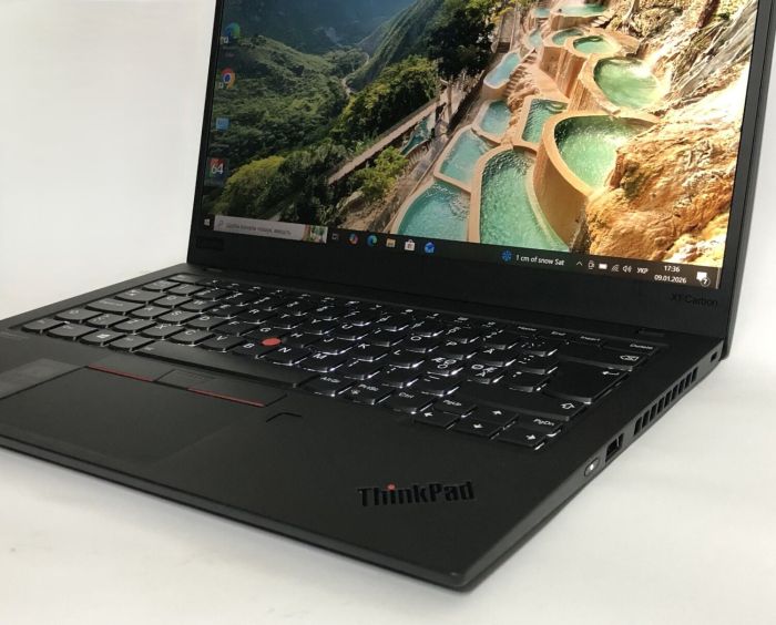 Ультрабук Б-клас Lenovo Thinkpad X1 Carbon G7 / 14" (1920x1080) IPS / Intel Core i7-8565U (4 (8) ядра по 1.8 - 4.6 GHz) / 16 GB DDR4 / 192 GB SSD / Intel UHD Graphics / WebCam / Win 10 Pro б/в - зображення 9
