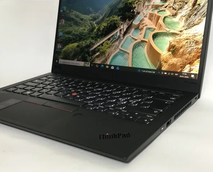 Ультрабук Б-клас Lenovo Thinkpad X1 Carbon G7 / 14" (1920x1080) IPS / Intel Core i7-8565U (4 (8) ядра по 1.8 - 4.6 GHz) / 16 GB DDR4 / 192 GB SSD / Intel UHD Graphics / WebCam / Win 10 Pro б/в - зображення 9