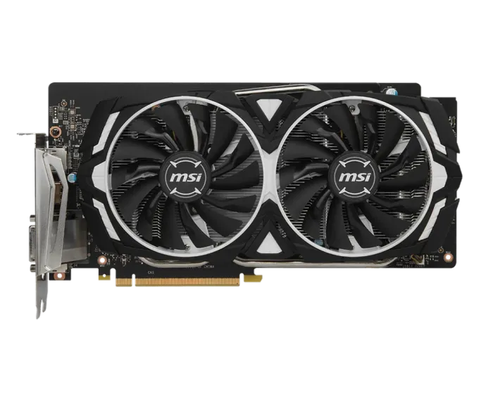 Дискретна відеокарта MSI GeForce GTX 1060 Armor, 6 GB GDDR5, 192-bit / DVI, HDMI, DisplayPort б/в - зображення 1