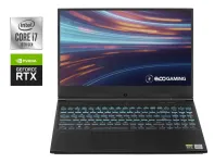 Ігровий ноутбук Б-клас Evoo Gaming 15 LP8-BK / 15.6" (1920x1080) IPS / Intel Core i7-10750H (6 (12) ядер по 2.6 - 5.0 GHz) / 16 GB DDR4 / 512 GB SSD / nVidia GeForce RTX 2060, 6 GB GDDR6, 192-bit / WebCam б/в