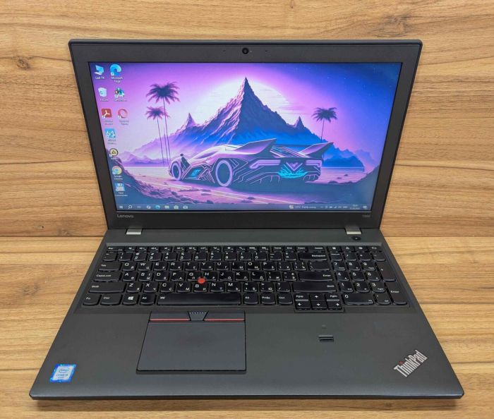 Ноутбук Lenovo ThinkPad T560 / 15.6" (1366x768) TN / Intel Core i5-6200U (2 (4) ядра по 2.3 - 2.8 GHz) / 16 GB DDR3 / 256 GB SSD / Intel HD Graphics 520 / WebCam / Windows 10 б/в - зображення 2