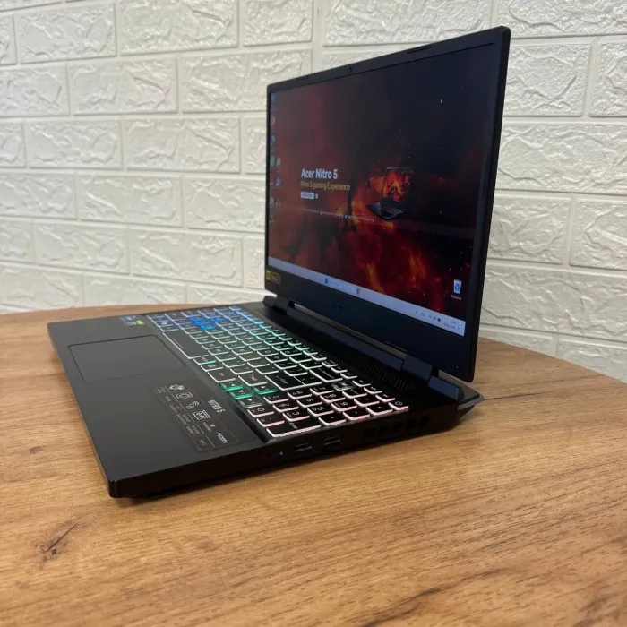 Ігровий ноутбук Б-клас Acer Nitro 5 AN515-58 / 15.6" (1920x1080) IPS / Intel Core i7-12700H (14 (20) ядер по 3.5 - 4.7 GHz) / 16 GB DDR4 / 512 GB SSD / nVidia GeForce RTX 3060, 6 GB GDDR6, 192-bit / WebCam б/в - зображення 5