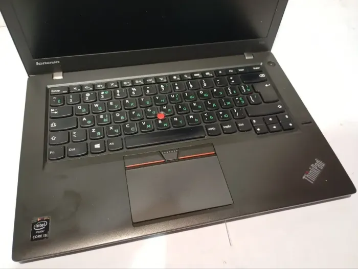 Ультрабук Б-клас Lenovo Thinkpad T450 / 14" (1366x768) TN / Intel Core i5-5200U (2 (4) ядра по 2.2 - 2.7 GHz) / 8 GB DDR3 / 240 GB SSD / Intel HD Graphics 5500 / WebCam б/в - зображення 8