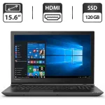 Ноутбук Б-клас Toshiba Satelilte C55 / 15.6" (1366x768) TN / Intel Core i3-4005U (2 (4) ядра по 1.7 GHz) / 4 GB DDR3 / 128 GB SSD / Intel HD Graphics 4400 / WebCam / HDMI б/в