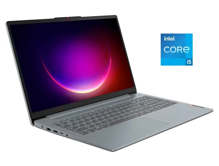 Ультрабук Lenovo IdeaPad Slim 3 15IAH8 / 15.6" (1920x1080) IPS / Intel Core i5-12450H (8 (12) ядра по 3.3 - 4.4 GHz) / 16 GB DDR5 / 512 GB SSD / Intel UHD Graphics / WebCam / Win 11 б/в - зображення 1