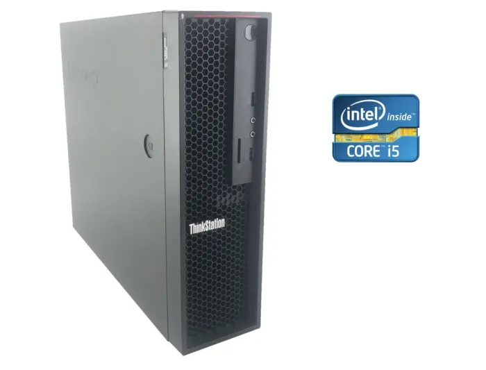 ПК Lenovo ThinkStation P310 SFF / Intel Core i5-6500 (4 ядра по 3.2 - 3.6 GHz) / 8 GB DDR4 / 256 GB SSD / Intel HD Graphics 530 + USB-флешка 64 GB б/в - зображення 1
